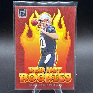 Panini Donruss Red Hot Rookies 2024 - Drake Maye RC New England Patriots RHR-DME - Imagen 1 de 6