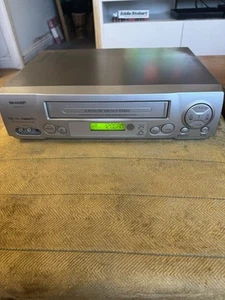 Sharp VC-MH704HM VHS VCR Video Cassette Recorder Silver - Picture 1 of 8