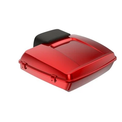 Advanblack Brilliant Red Rushmore Razor Tour Pack para Harley/Softail 97+ Foto 1 de 4