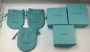 TIFFANY & CO Blue Boxes and Small Bags LOT - Empty READ - Picture 1 of 16