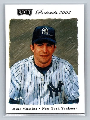Mike Mussina 2003 Playoff Portraits #22 New York Yankees - Image 1 of 2