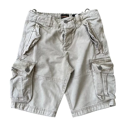 Shorts Superdry Masculino Bege 32 Campo Carga Utilitário Exército Militar Bronzeado W32 - Imagem 1 de 4