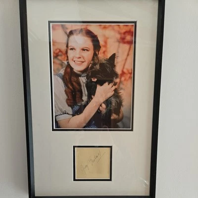 Judy Garland 'The Wizard of Oz'  Hand Signed Beautifully Presented - Image 1 of 3