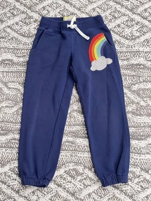 Pantalones deportivos arco iris mini boden para niñas talla 6  Foto 1 de 4
