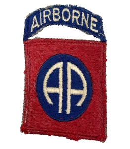 Vintage WWII US Army 82nd Airborne Division Patch Military Attached Tab - Picture 1 of 10