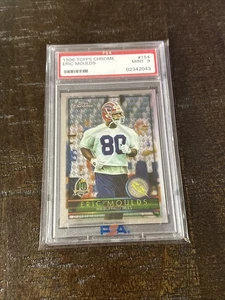 1996 Topps Chrome: #154 Eric Moulds PSA 9 MINT Buffalo Bills - Picture 1 of 2