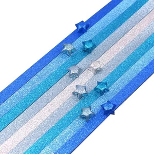 520 Blatt Glitzerpapier, Faltpapier, , Papierstreifen, GlüCkssterne, 3503 - Bild 1 von 19