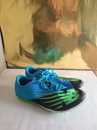 Scarpe basse New Balance SD100v4 uomo pista corsa distanza blu verde taglia 10