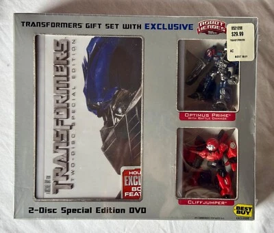 Transformers (DVD, 2007) Best Buy EXCLUSIVE Gift Set with Robot Heroes SEALED - Image 1 of 4