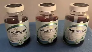 3 gomitas dietéticas de magnesio para la salud saludable sabor cereza 60 quilates caducidad 26/05 - Imagen 1 de 7