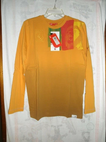 PUMA Cameroon /Cameroun Soccer Football Long Sleeve Shirt Men's Size S, NWT'S Cover