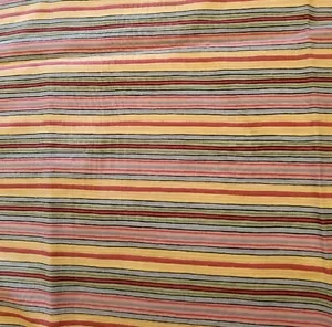 Vntg Sewing Fabric BH&G Free Spirit Multicolor Pin Stripe 21x45" Cotton - Picture 1 of 7