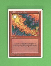 Magic the Gathering MTG - 4th Edition - Red Elemental Blast