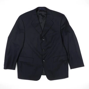 WESTBURY C&A Sakko Herren Gr. 245 Marine-Blau Wolle einreihig Anzug-Jacke - Bild 1 von 8