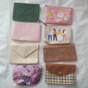 LOT OF x 8 IPSY MAKEUP BAGS - Various Designs - Free Shipping! - Picture 1 of 11