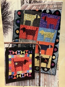 SPOT #642 Country Threads Quilt Pattern fabric squares complete wall kit 37 x 49 - Picture 1 of 5