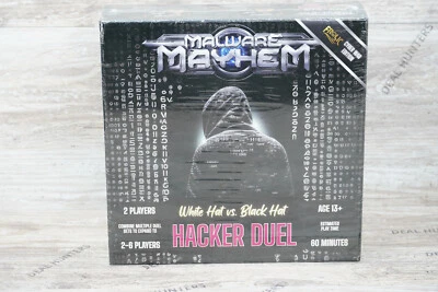Malware Mayhem Card Game Hacker Duel White Hay Vs. Black Hat  Sealed Box New - Image 1 of 4
