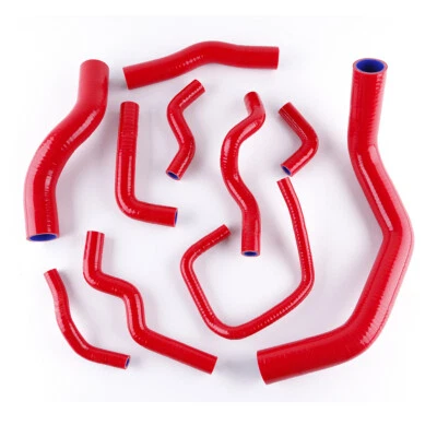 Kit de manguera de refrigerante de silicona roja para NISSAN SILVIA 200SX 240SX S13S14/S15 SR20DET Foto 1 de 4