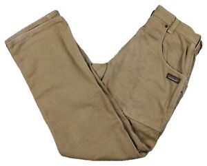 Patagonia Iron Forge Hemp Double Knee Canvas Pants Mens 31x31 Brown
