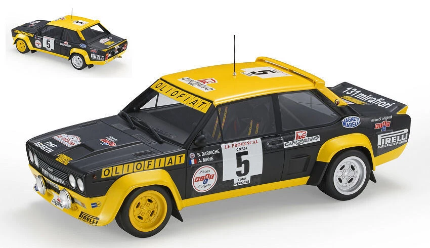 TopMarques FIAT 131 ABARTH N.5 WINNER RALLY TOUR DE COURSE 1977 DARNICHE-MAHE 1: - Immagine 1 di 1