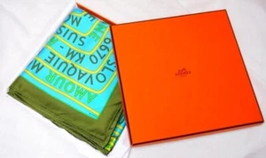 Hermes NEW AUTHENTIC Beautiful Voyager Silk Scarf - Picture 1 of 10