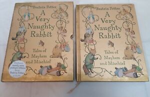BOOK - A Very Naughty Rabbit Tales Of Mayhem & Mischief Beatrix Potter HB + Case