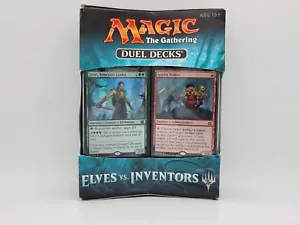 Magic The Gathering - Mazo de duelo sellado de fábrica Elves vs Inventors Magic The Gathering NUEVO - Imagen 1 de 1