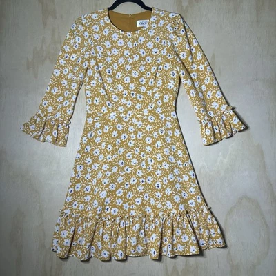 Mini Vestido Floral Caléndula Eliza J Talla 4 Foto 1 de 4