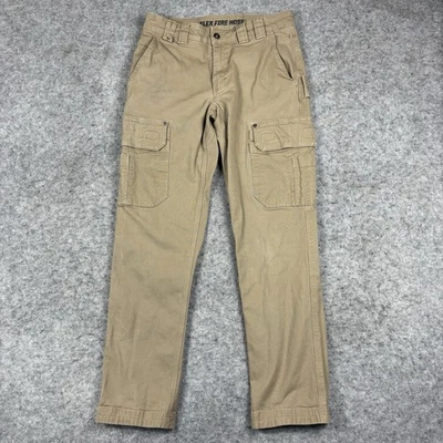 Pantalones cargo ajustados Duluth Flex Fire Hose para hombre 32x32 beige caqui ropa de trabajo Foto 1 de 4