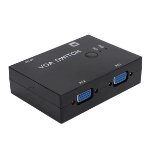 XUXHOU 2 In 1 Out VGA Switcher Fast Signal Control Box - Passt Zwei Monitore - Afbeelding 1 van 22
