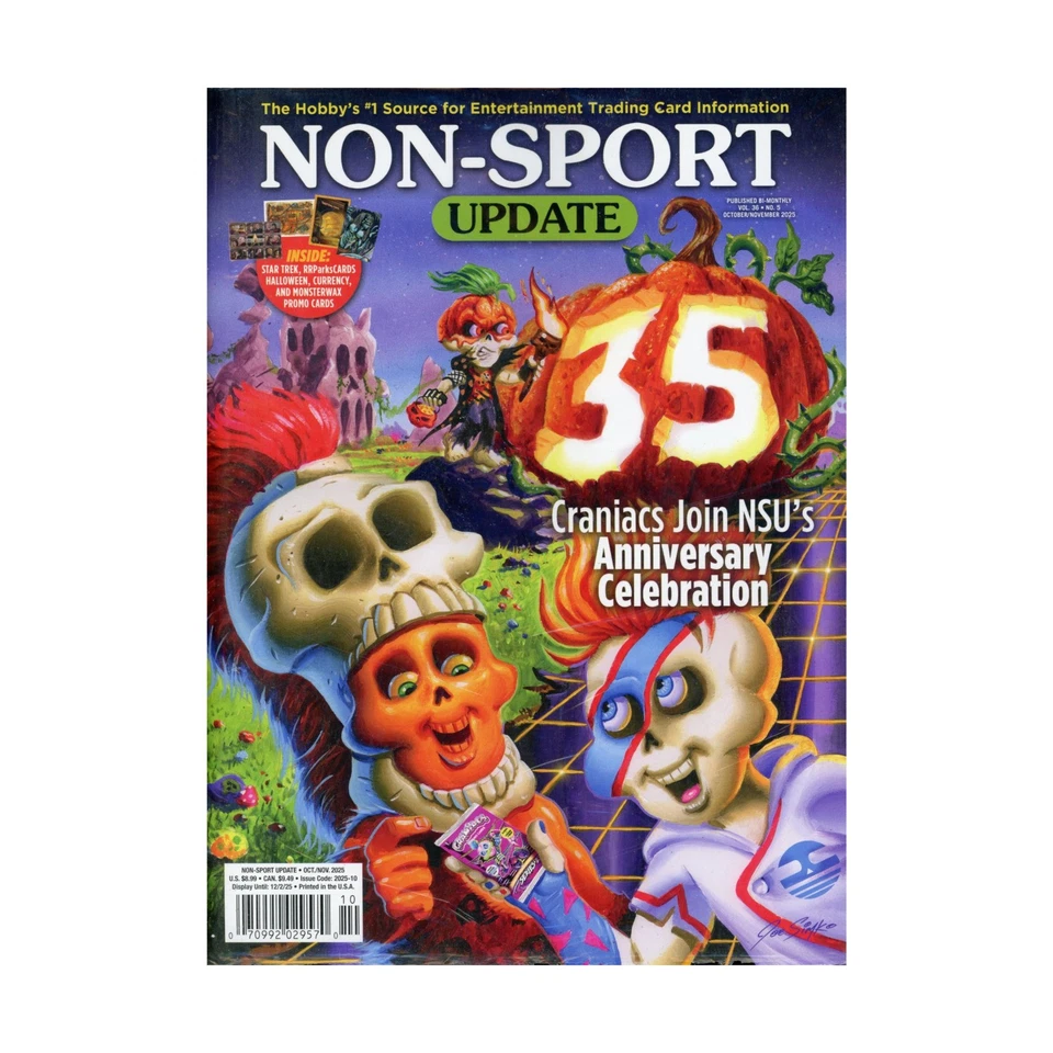 Beckett Non-Sport Update Magaz  Vol. 36, #5 "Craniacs Join NSU's Annive Mag New Foto 1 de 1