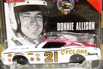 CAMPEONES DE CARRERAS LEYENDAS SERIE DONNIE ALLISON MERCURY CYCLONE Foto 1 de 3