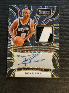 2024 Select Black Disco Prizm Autograph Patch Tony Parker 1/1 (true one of one) - Picture 1 of 2