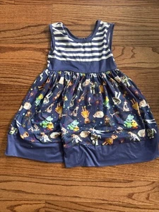 Girls Boutique Disney Toy Story 4 Dress Sz 5 Soft Comfy Cute - Picture 1 of 4