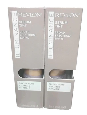 Lot Of 2 Revlon Illuminance Serum Tint Color Light Natural 213 0.94 oz  03/2025 - Image 1 of 2