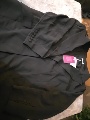 Sergio Hudson x Target Women's Black Plus Size Tailored Blazer Size 4X NWT - Image 1 of 4