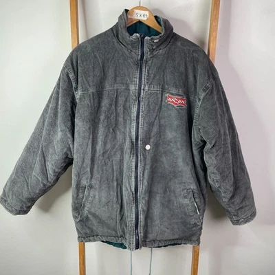 Vintage Rip Curl Reversible Corduroy Jacket Mens Medium Grey Green Surf 90s - Image 1 of 4
