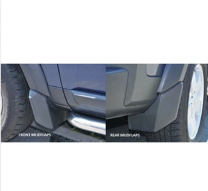 FRONT REAR MUDFLAPS LAND ROVER DISCOVERY 3 & 4 PARTIALY PAINTED REAR BUMPERS - Picture 1 of 2