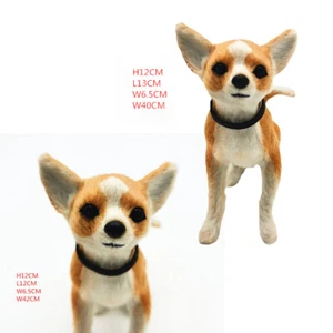 Dollhouse Miniature Mini Chihuahua Dog Model Doll's House Decor Kid's Toys 1:6 - Picture 1 of 23