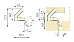 Aquamac 21 (AQ21) (Qlon QL 3009) Door & Window Seal 6m/25m/250m Roll - Picture 1 of 10