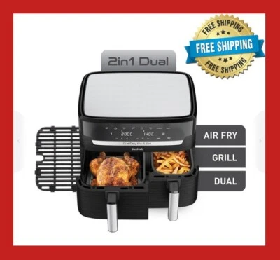 Tefal Dual Easy Fry & Grill Deluxe XXL Air Fryer - HEALTHY EATING - image 1 of 4