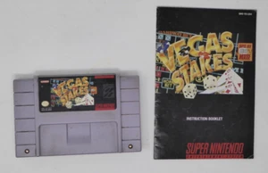 Vegas Stakes (Super Nintendo, SNES) *SOLO CARTUCHO Y MANUAL* - Imagen 1 de 19