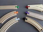Verbindungsstücke Holzeisenbahn Adapter kompatibel mit Brio, Ikea, Lidl..