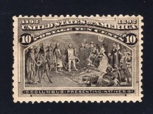 1893 United States. SC#237. Mint, Hinged, FVF. - Picture 1 of 2