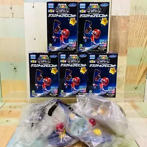 Subarudou Nintendo 2008 Super Mario Galaxy Desktop Mascot Figure Complete Set - Picture 1 of 10
