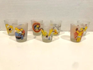 Vintage Los Simpson Shot Glasses Edición 1 Lote de 7 - Imagen 1 de 6