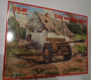ICM 35701 1:35 7,62 cm Pak 36 (r) WWII German Anti-Tank Gun NEU OVP - Bild 1 von 1