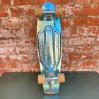 Penny Board 27 pouces nickel skateboard cruiser bleu métallique / argent patin australien