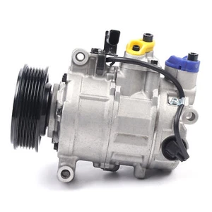 Compresor de aire acondicionado con embrague para Audi A4 / A4 Quattro 2006 2007-2009 2010 - Imagen 1 de 12
