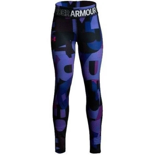 Under Armour Girls Leggings, Choose Color - Image 1 of 1